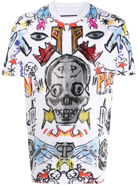 Philipp Plein graphic-print short-sleeved T-shirt Men