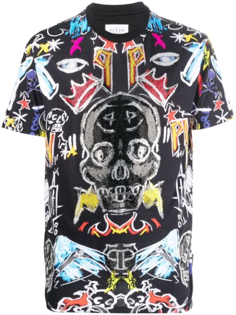 Philipp Plein graphic print T-shirt Men