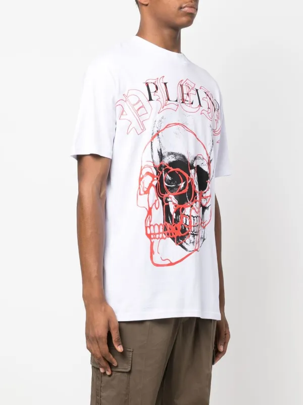 Philipp Plein ラウンドネック Tシャツ | ホワイト | FARFETCH JP