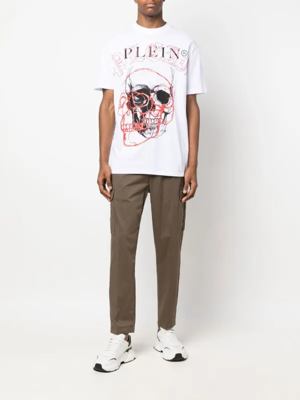 Philipp Plein ラウンドネック Tシャツ | ホワイト | FARFETCH JP