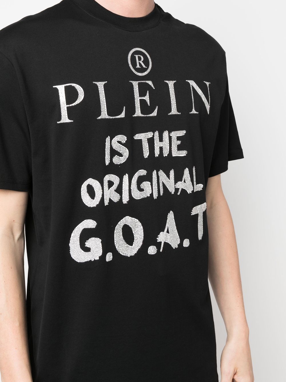 Philipp Plein slogan-print round neck T-shirt Men