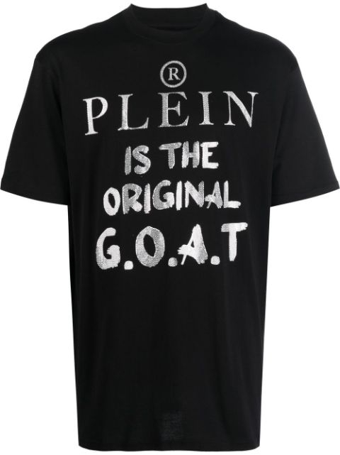 Philipp Plein slogan-print round neck T-shirt Men