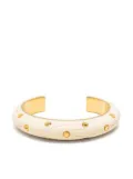 Aurelie Bidermann stud-embellished open-back bangle - Gold