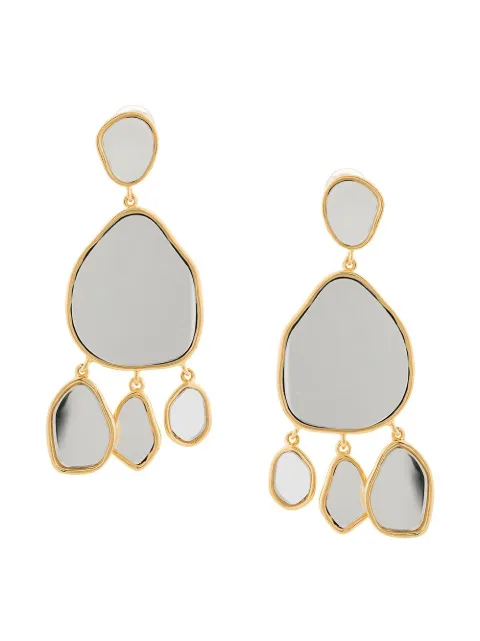 Aurelie Bidermann mirror-embellished drop earrings