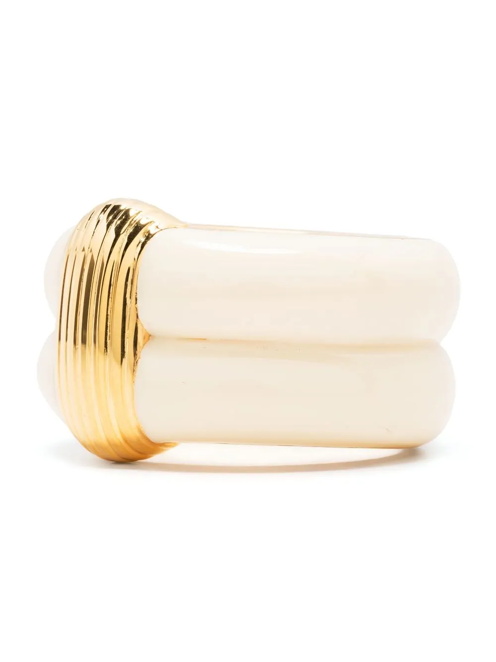 Aurelie Bidermann Ring met gegraveerd detail - Goud