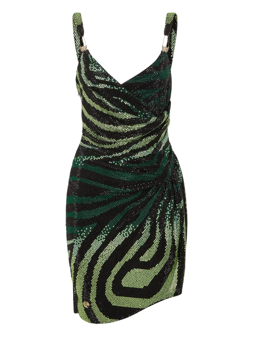 Philipp Plein 'Mini Dress Crystal' | Green | Image 1