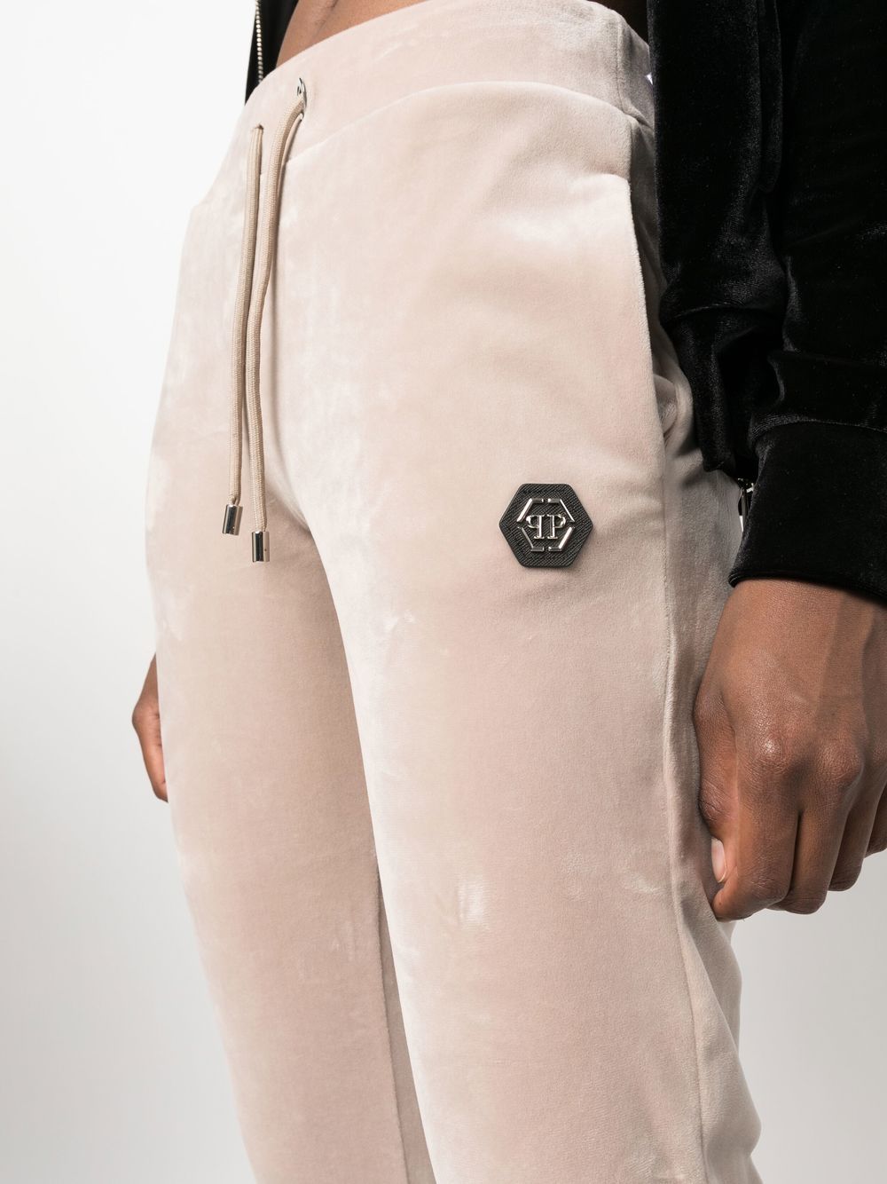 Philipp Plein logo-patch track pants Women