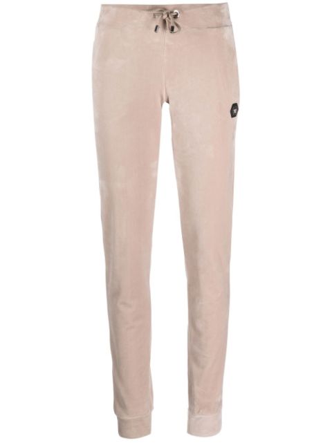 Philipp Plein logo-patch track pants Women