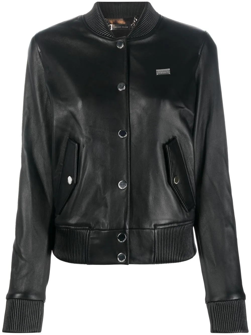 Philipp Plein Bomber in pelle - Nero