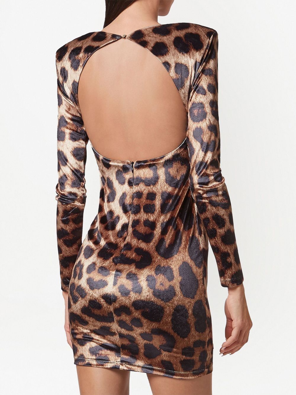 Philipp Plein leopard-print cut-out Mini Dress - Farfetch