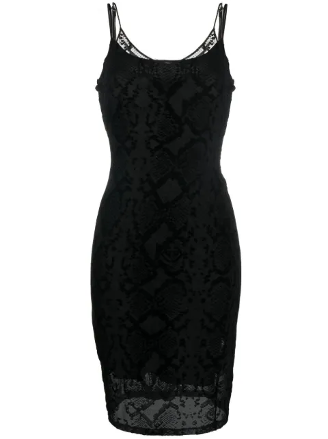 Philipp Plein snakeskin midi dress 