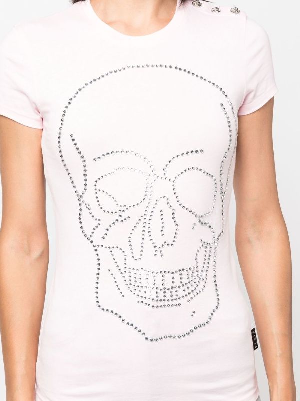 Philipp Plein Embellished snake-print T-shirt - Farfetch