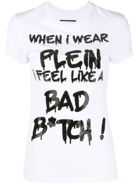 Philipp Plein Sexy Pure rhinestone-embellished T-shirt Women