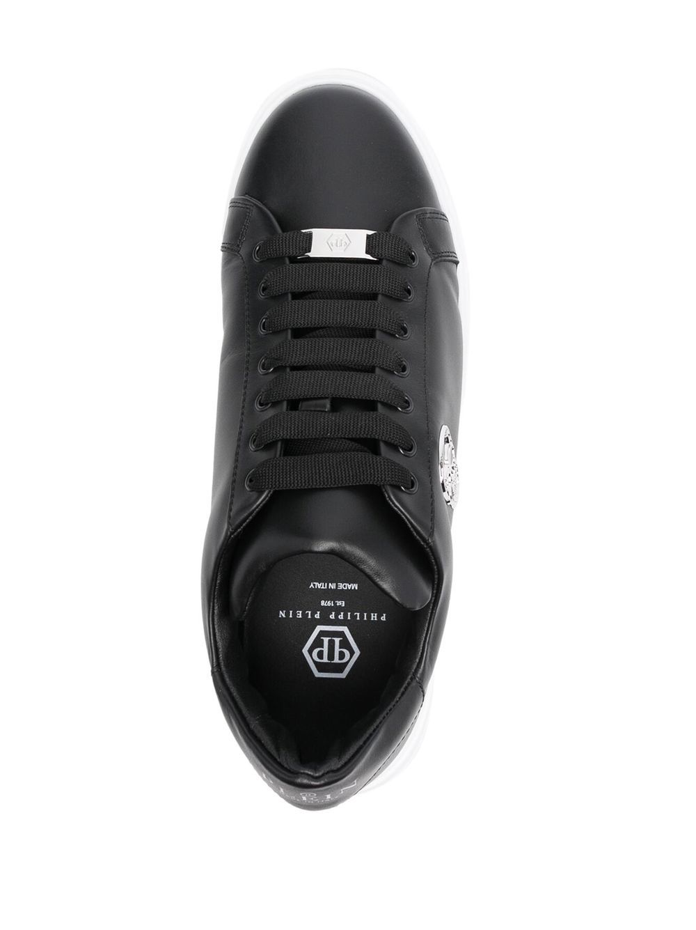 Philipp Plein Skull-plaque low-top sneakers Men