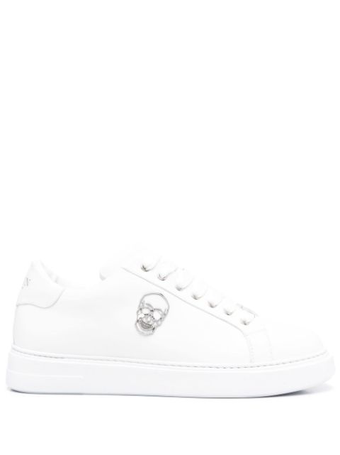 Philipp Plein Skull-plaque low-top sneakers Men