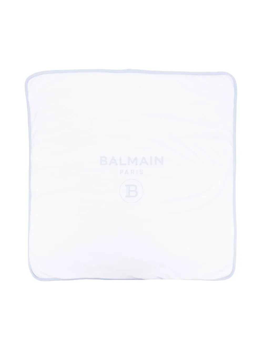 

Balmain Kids manta capitonada con logo - Blanco