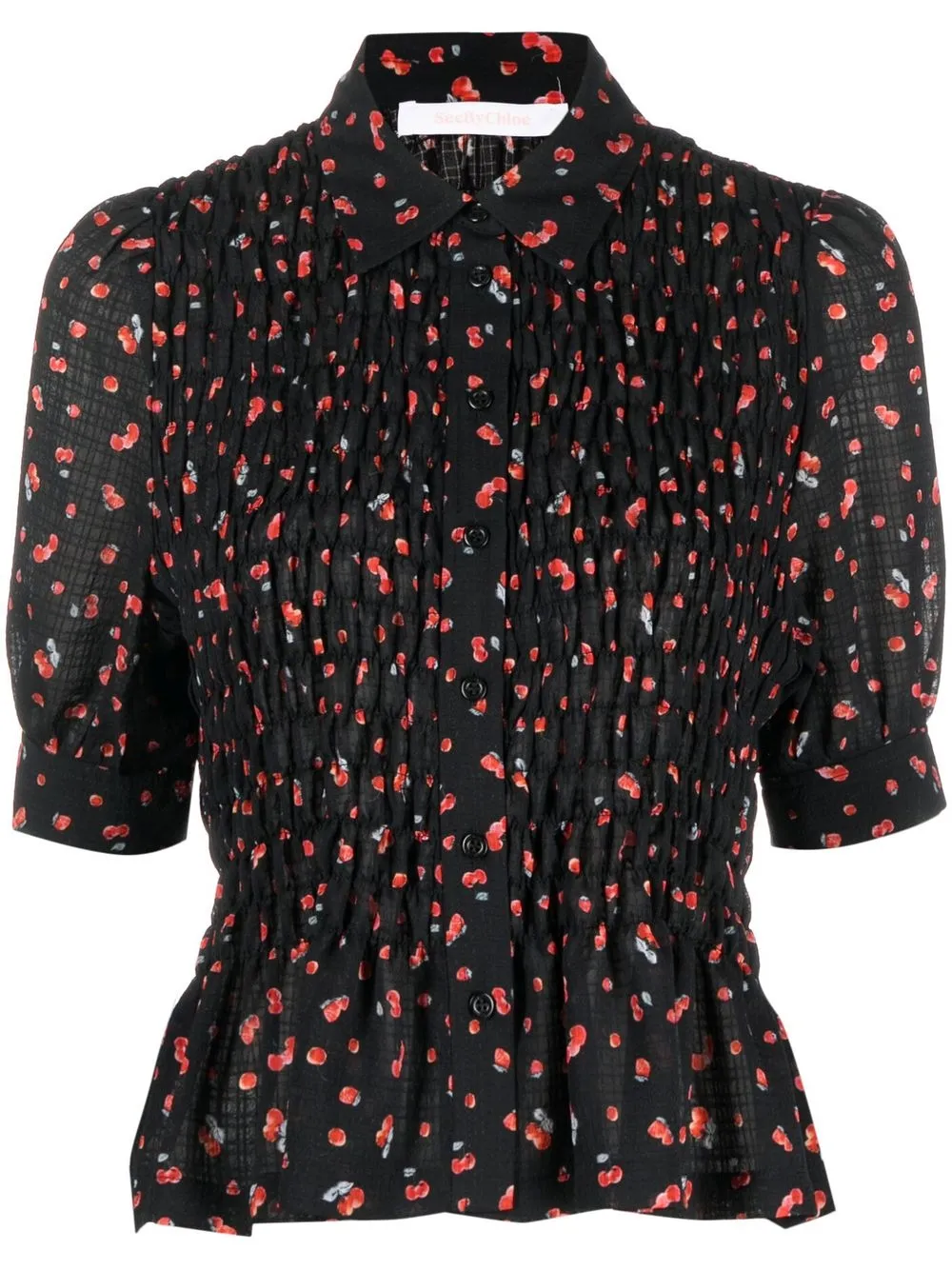 

See by Chloé blusa con estampado floral - Negro