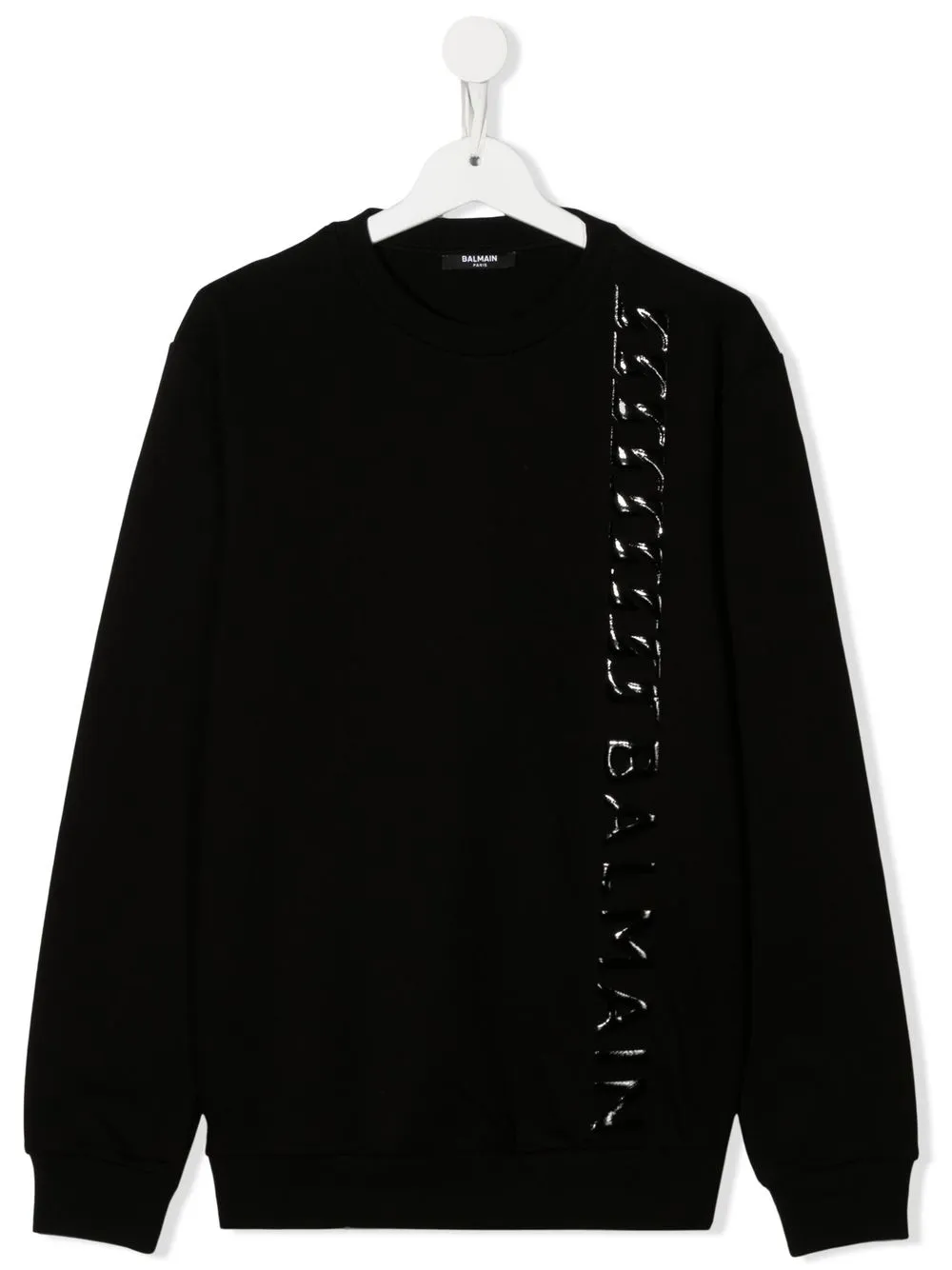 

Balmain Kids sudadera con logo estampado - Negro