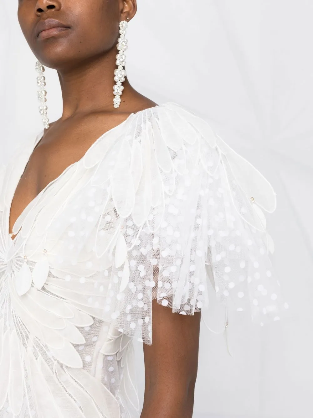 ZIMMERMANN Rhythmic Fluted Gown Farfetch