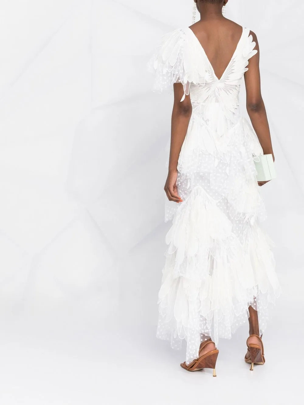 ZIMMERMANN Rhythmic Fluted Gown Farfetch