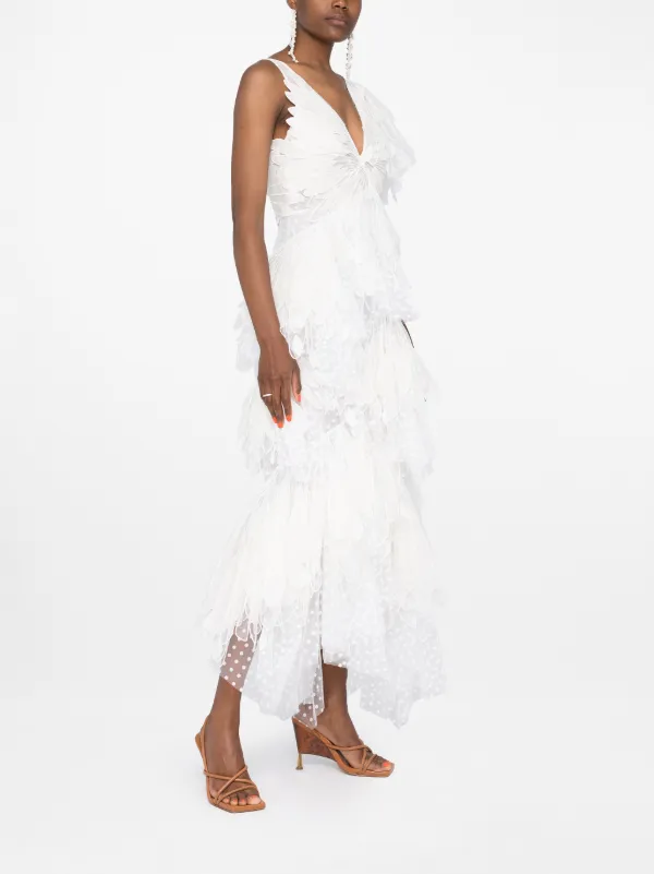 Rhythmic Fluted gown ZIMMERMANN