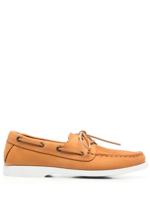 Scarosso Oprah leather boat shoes