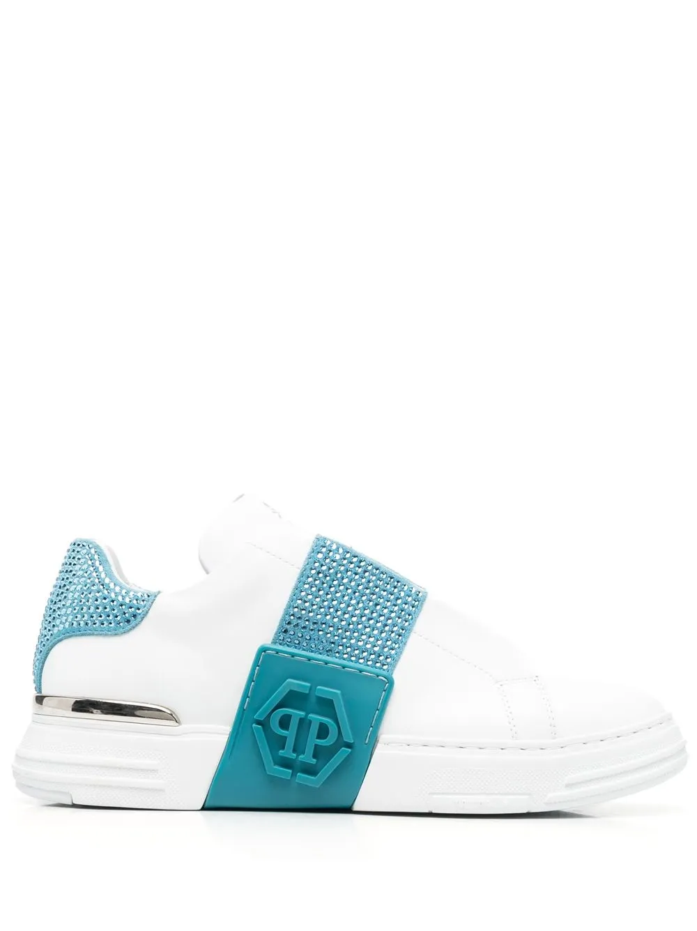 

Philipp Plein tenis bajos Hexagon - Blanco