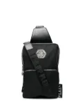 Philipp Plein Hexagon logo plaque shoulder bag - Black
