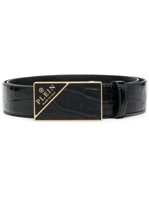 Philipp Plein Hexagon buckled belt Men