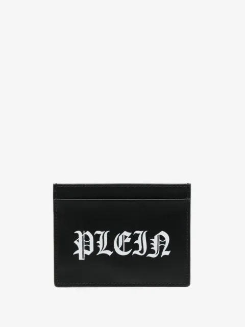 Philipp Plein logo print cardholder