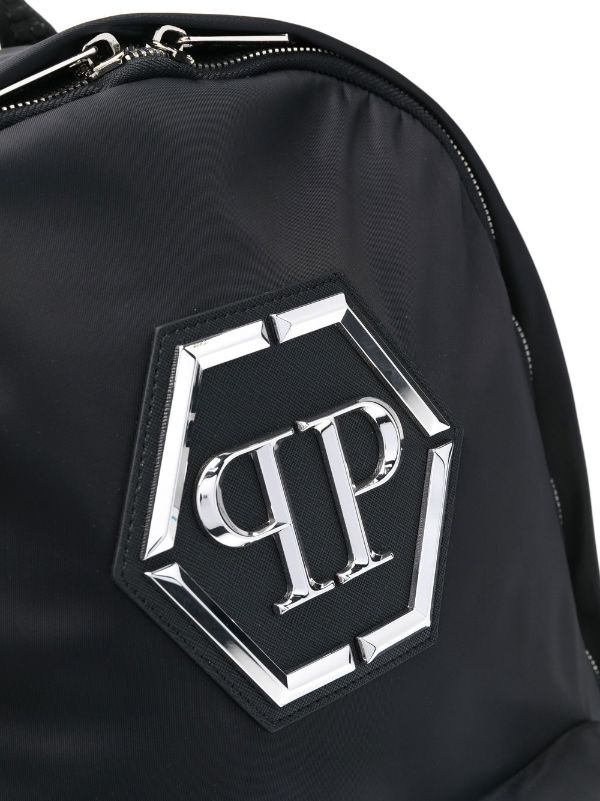 Philipp Plein Embossed Monogram Backpack - Farfetch