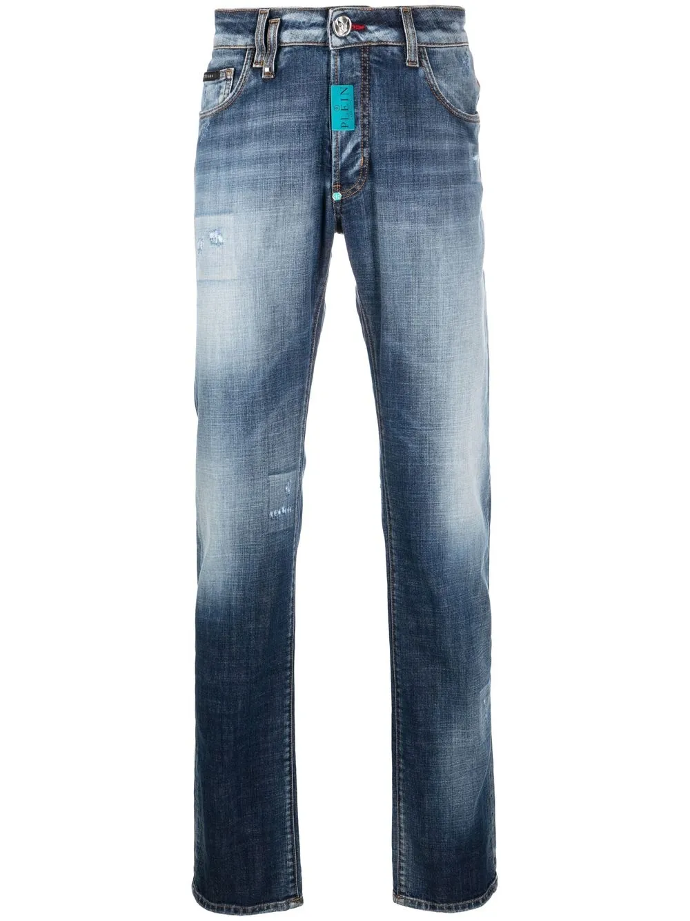 

Philipp Plein jeans rectos - Azul