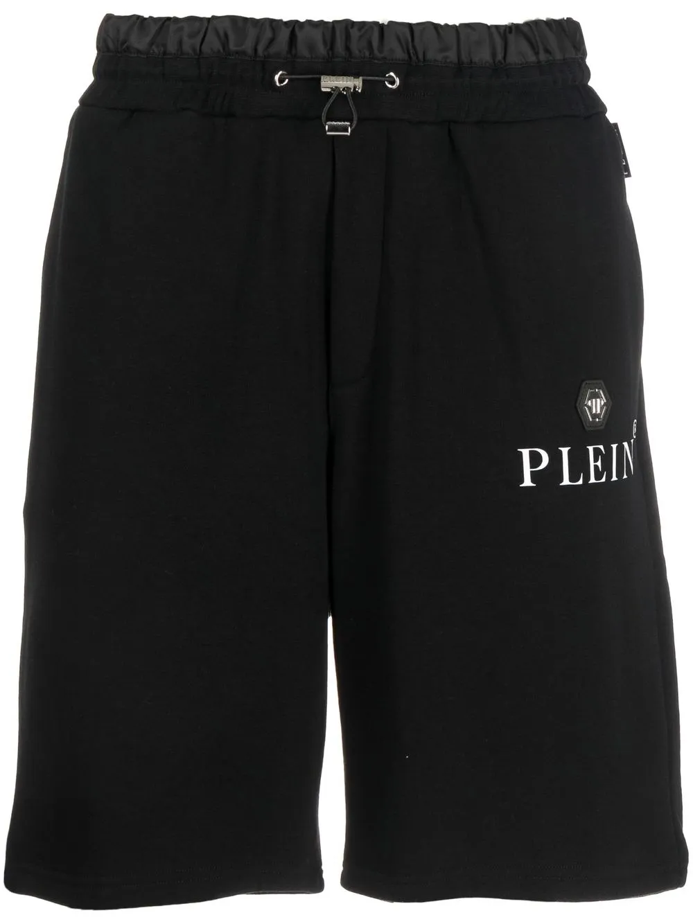 

Philipp Plein shorts con parche del logo - Negro