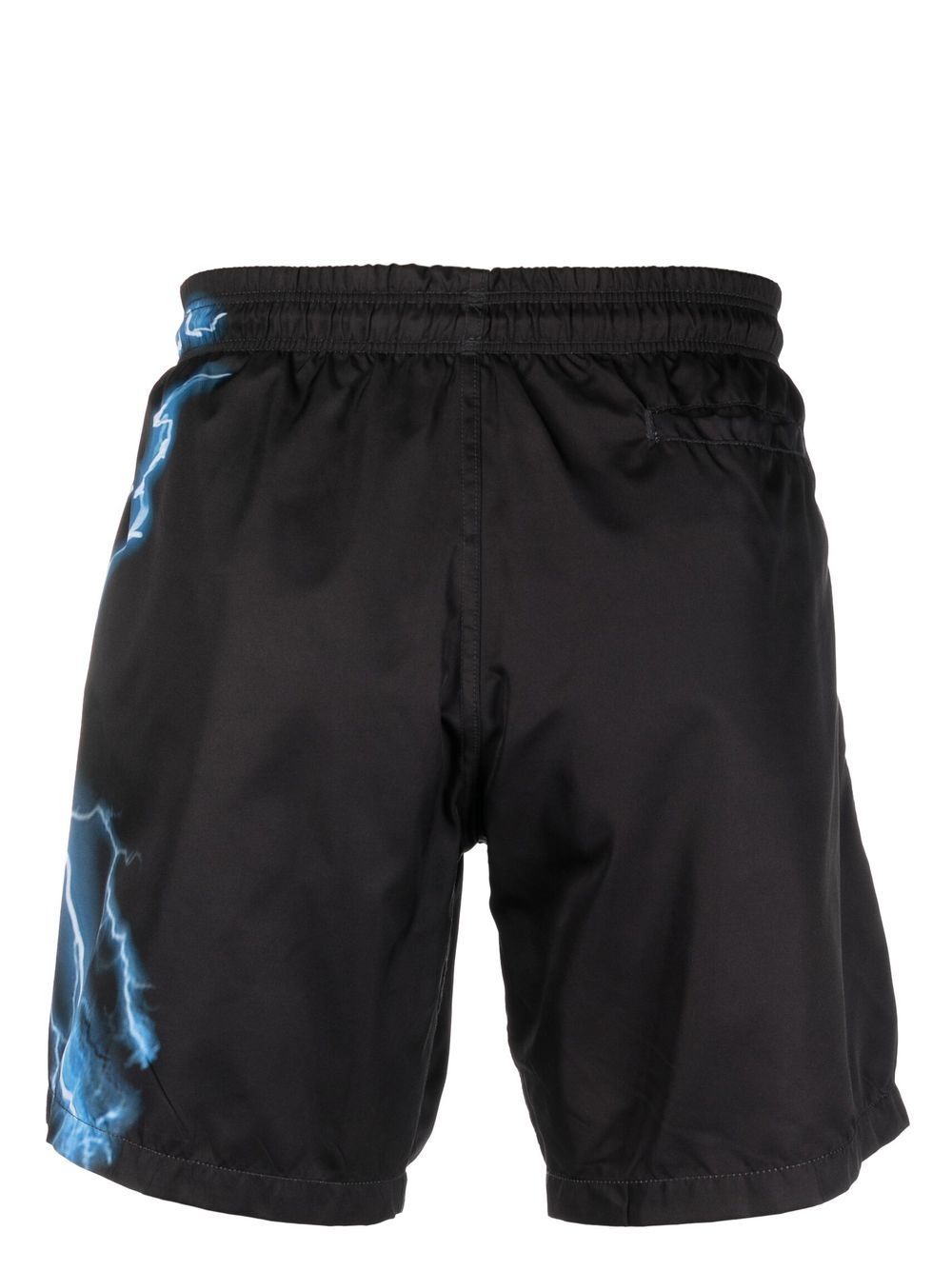 Philipp Plein Shorts met logoprint Zwart