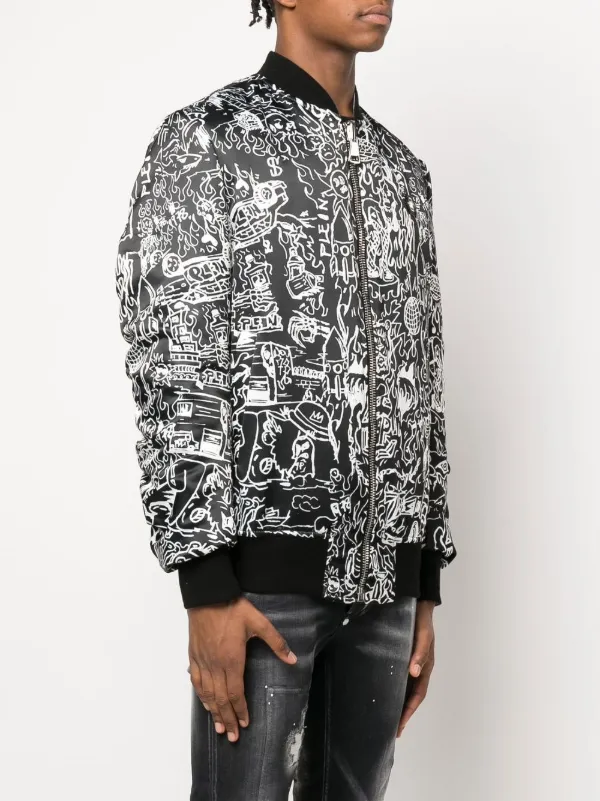 PHILIPP PLEIN スカルジャンパー　イタリア製 PHILIPP PLEIN スカルジャンパーイタリア製