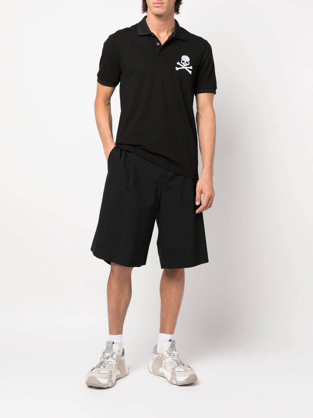 Philipp Plein Poloshirt met korte mouwen - Zwart