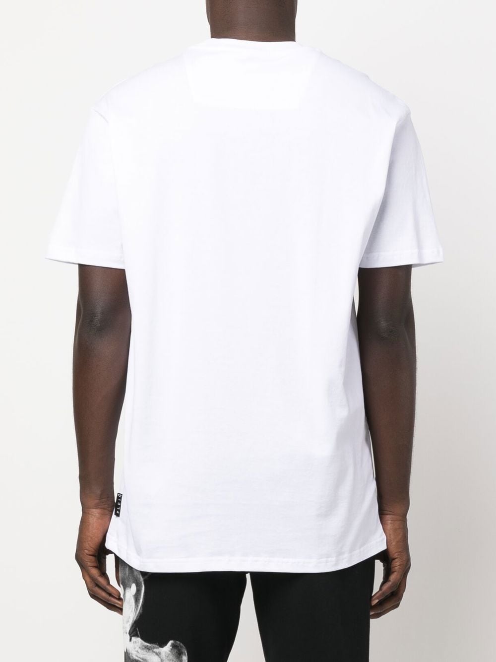 Shop Philipp Plein Logo-patch Short-sleeve T-shirt In White