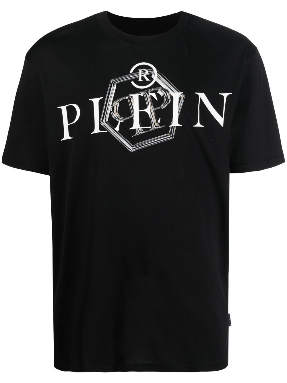 Image 1 of Philipp Plein logo-print cotton T-shirt