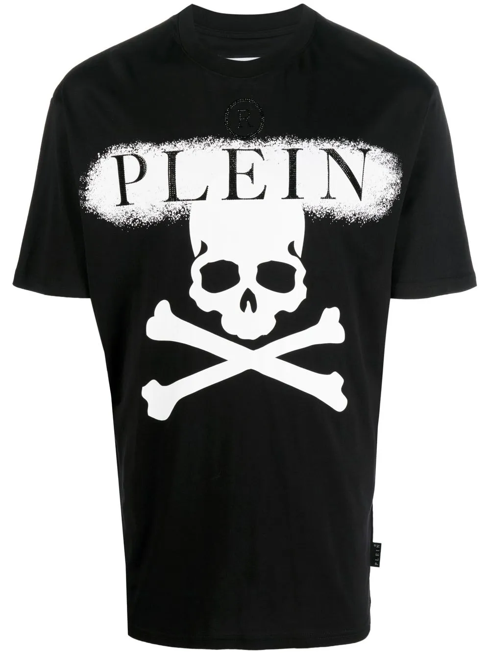 

Philipp Plein playera con motivo Skull - Negro