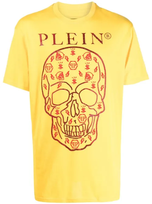 T-shirt à imprimé tête de mort - Philipp Plein - Modalova
