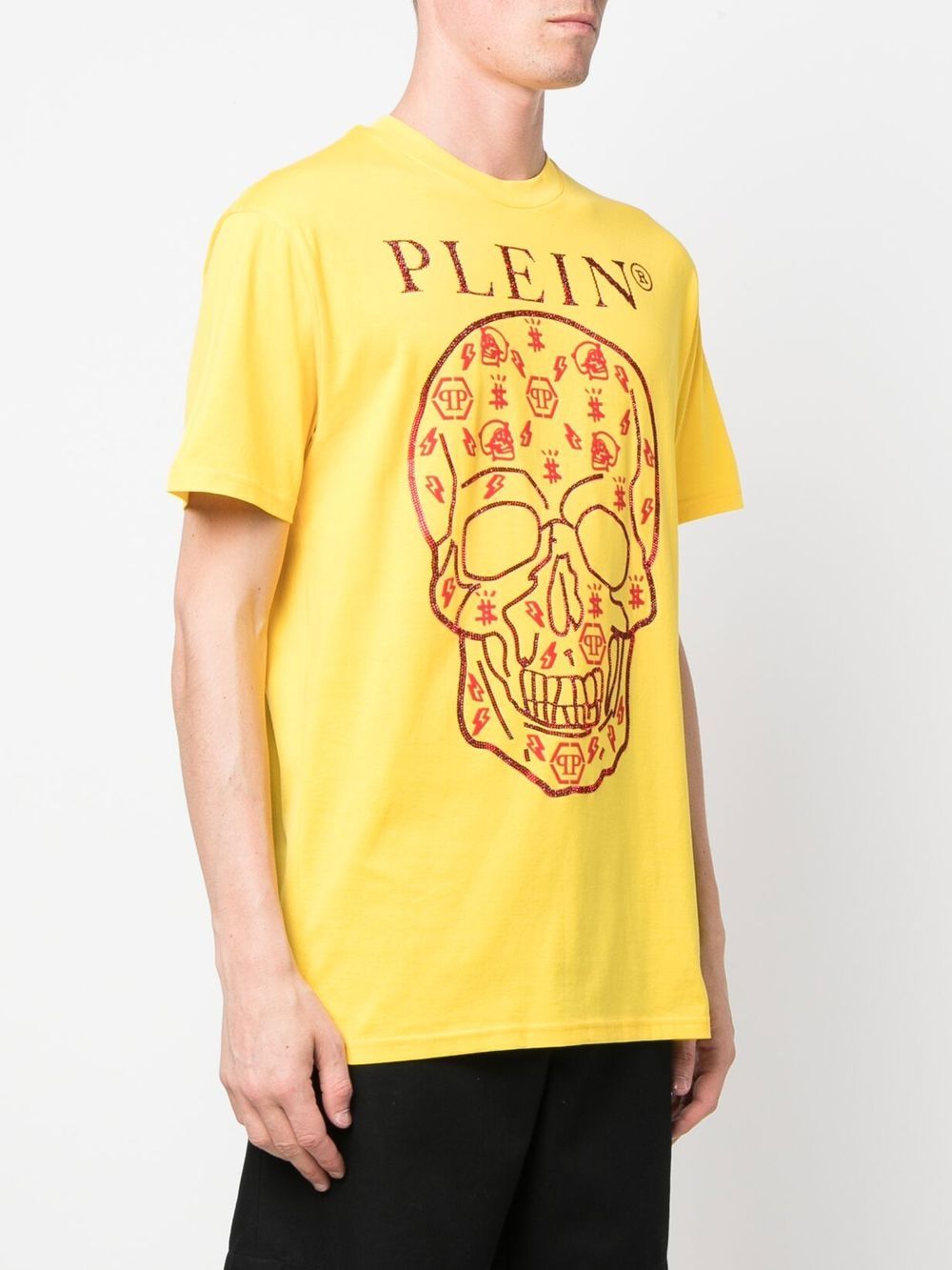 Philipp Plein skull-print detail T-shirt Men