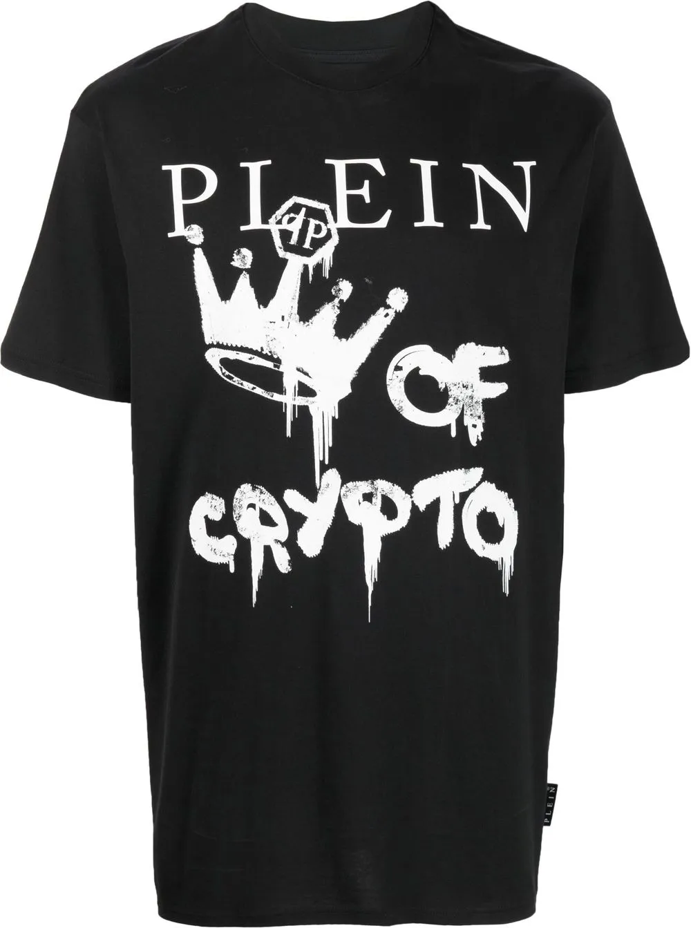 

Philipp Plein playera manga corta con logo estampado - Negro