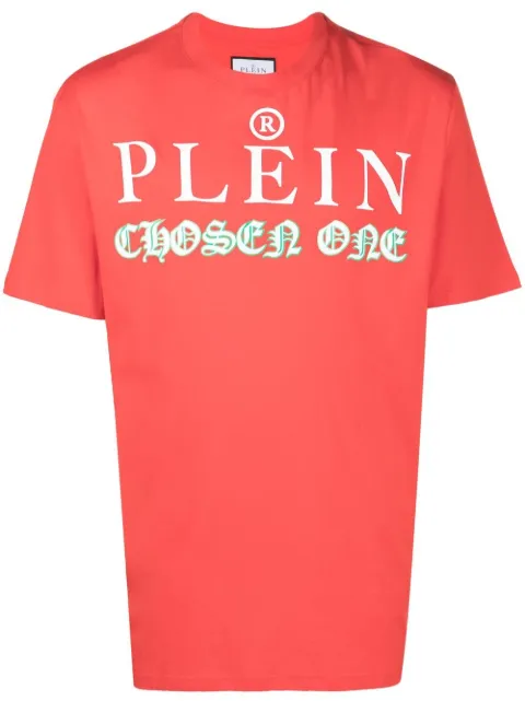 Philipp Plein logo-print detail T-shirt