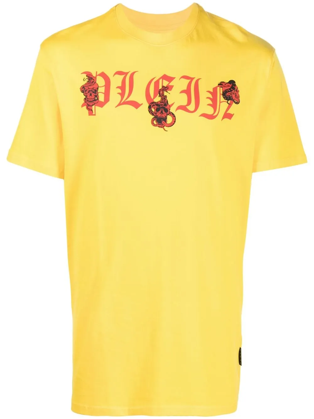 

Philipp Plein playera Snake con logo estampado - Amarillo