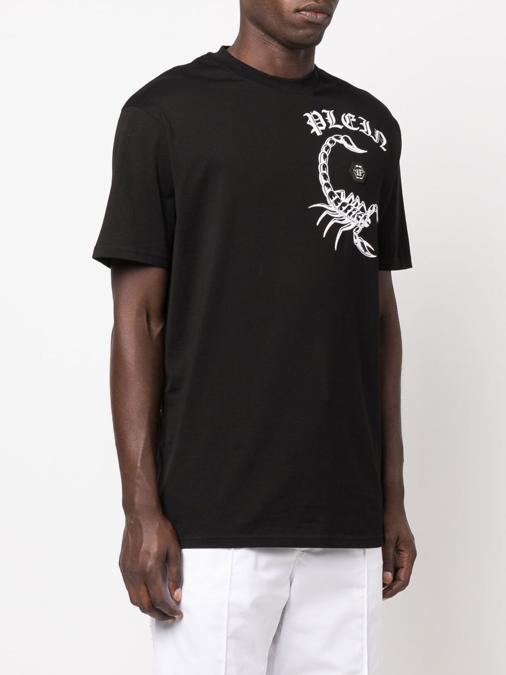 Philipp Plein chest logo-print detail T-shirt Men