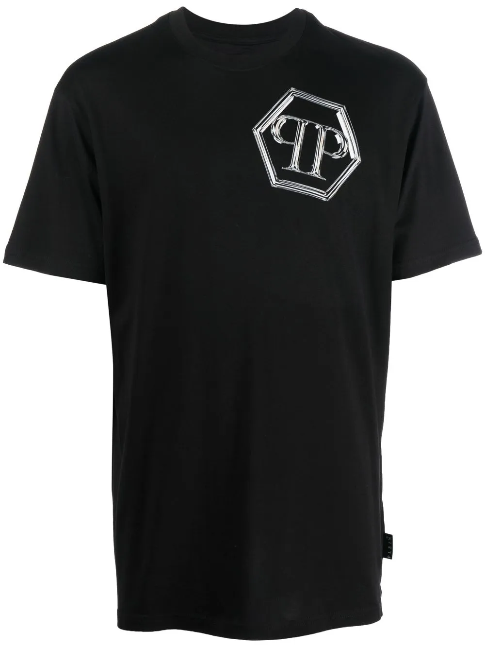 

Philipp Plein camiseta con logo Hexagon - Negro