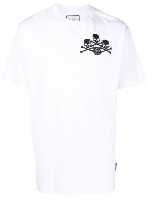 Philipp Plein skull-print detail T-shirt Men