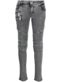 Philipp Plein Bike low-rise skinny jeans - Grey