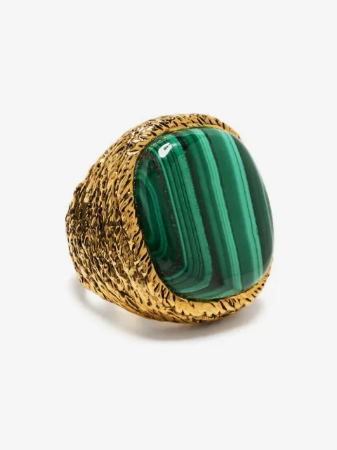 Aurelie Bidermann crystal-embellished signet ring
