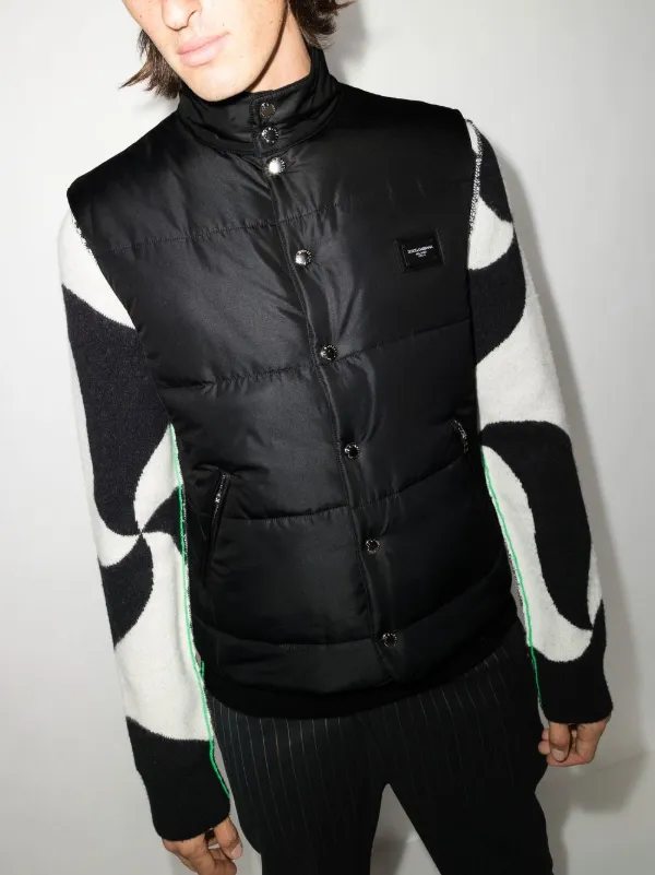 Padded vest in black - Dolce Gabbana